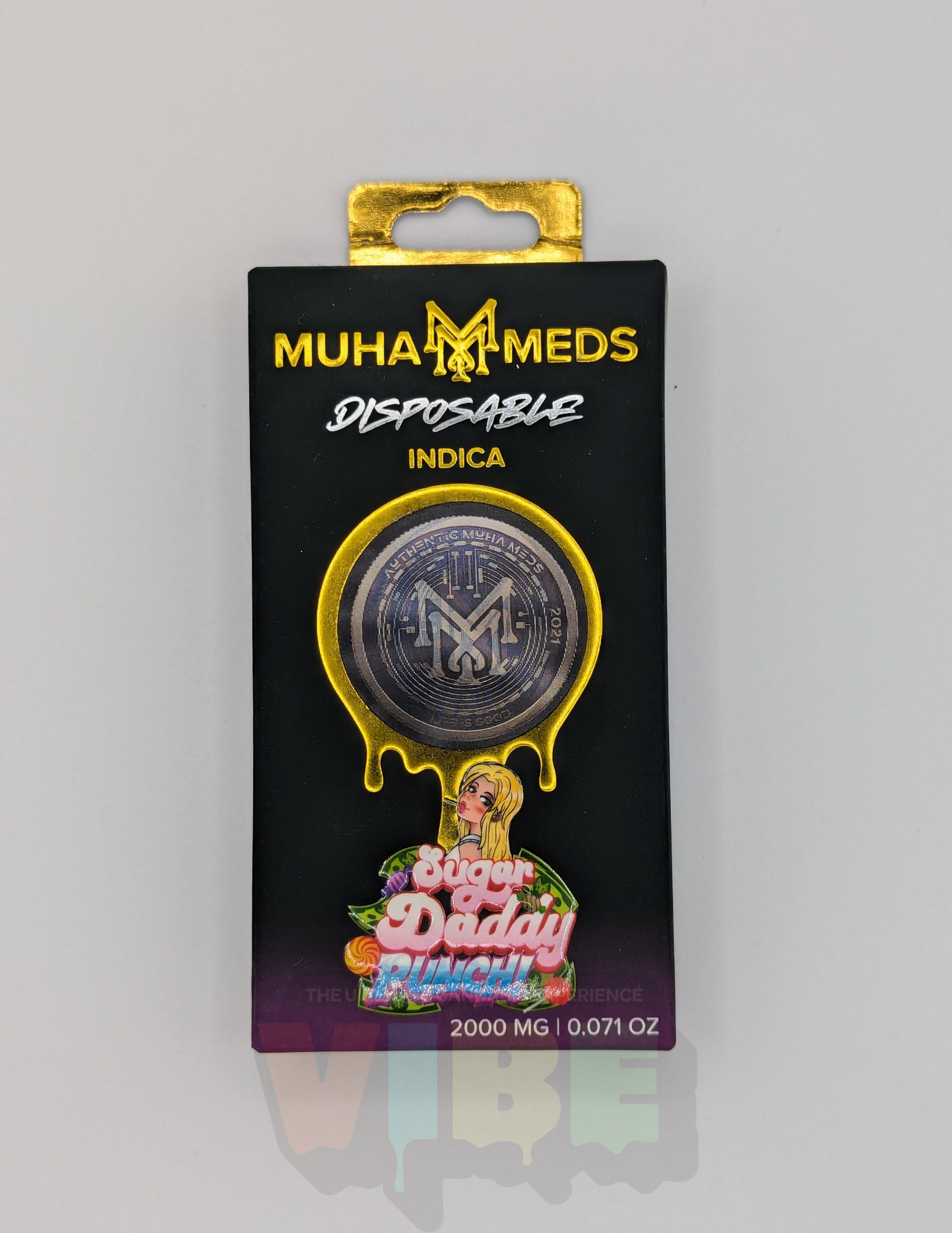 Photograph of product: Muha Meds | Super Sour Diesel | 2g Disposable Vape | REC