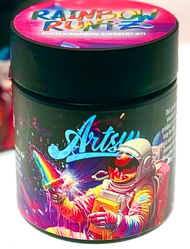 Photograph of Product: Artsy - Pre-Packed - Rainbow Runtz (H) 10g