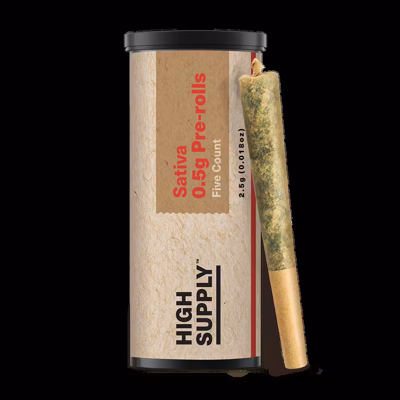 Photograph of product: Morning Dew | 0.5g | 5pk Pre-Rolls | High Supply