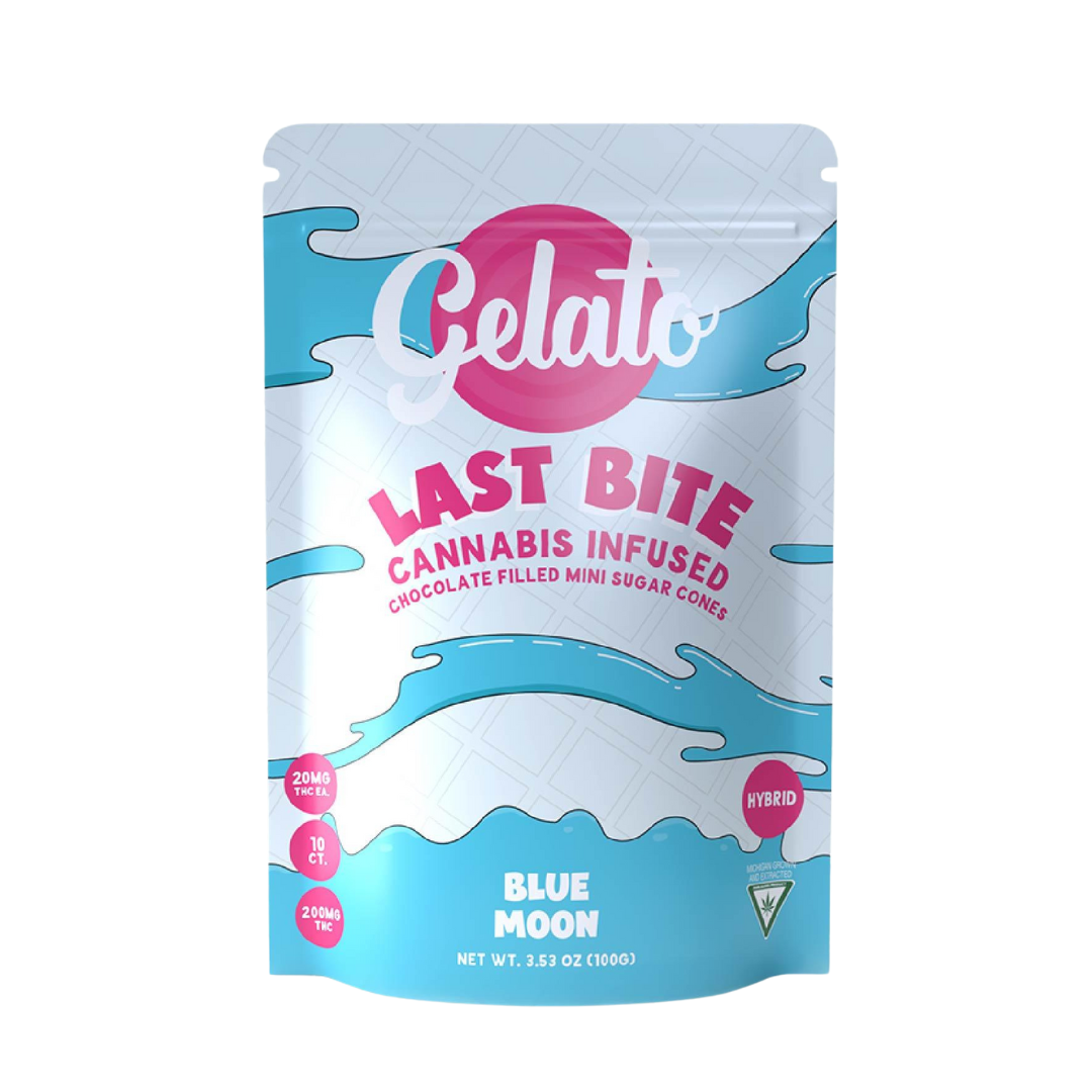 Photograph of product: Gelato | Blue Moon Last Bites | 10x20mg | 200mg