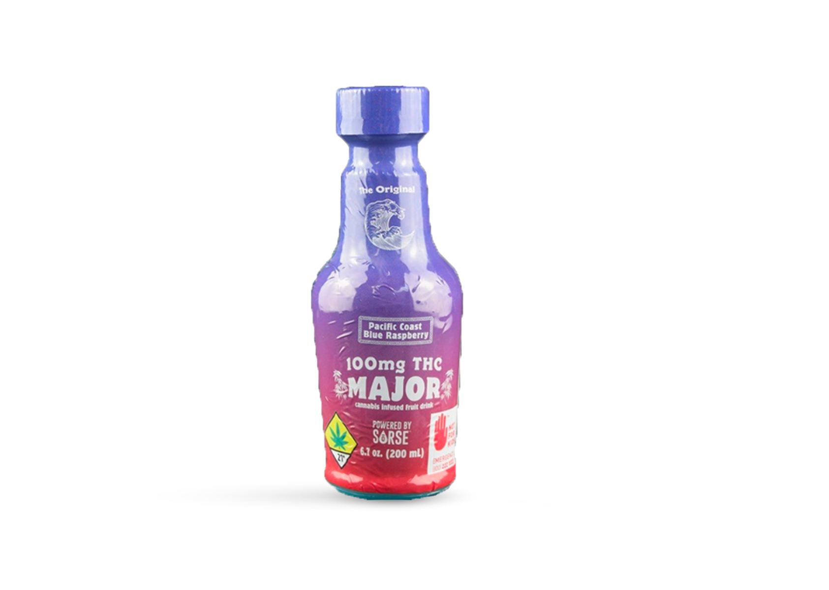 Photograph of product: Pacific Coast Blue Raspberry Infused Beverage | 100mg