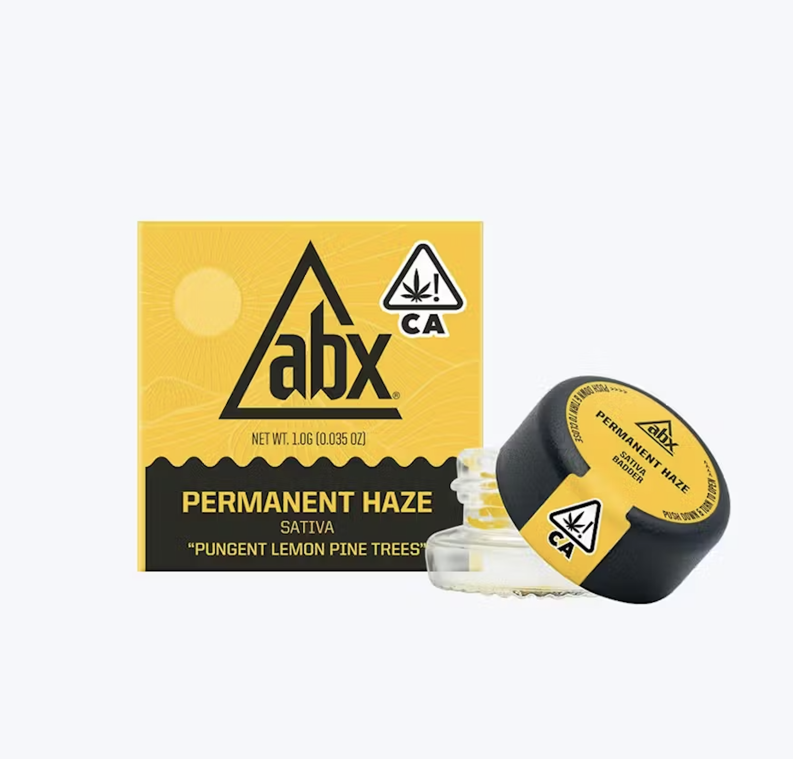 Photograph of product: Permanent Haze (S) BADDER 1g - ABX