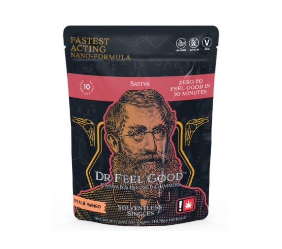 Photograph of product: Rosin Gummy | Peach Mango | 100mg