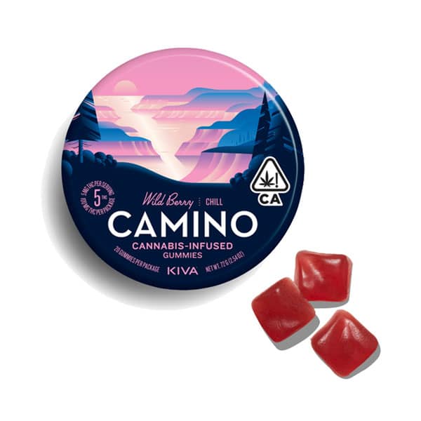 Photograph of product: Camino Wild Berry (I) Chill Gummies 5mg 20pk