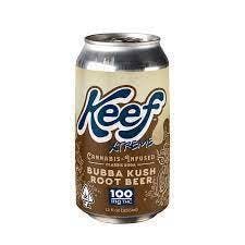 Photograph of product: KEEF | BUBBA KUSH | INFUSED SODA | 100MG