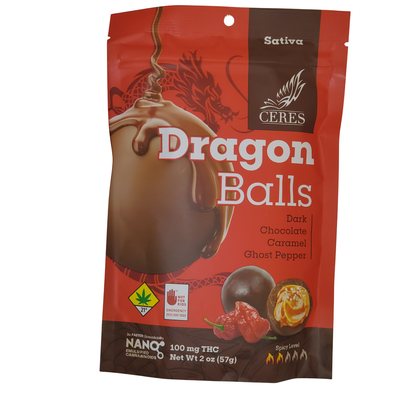 Photograph of product: Ceres ChocoBalls Oui'd Dragon Balls 10pk 100mg