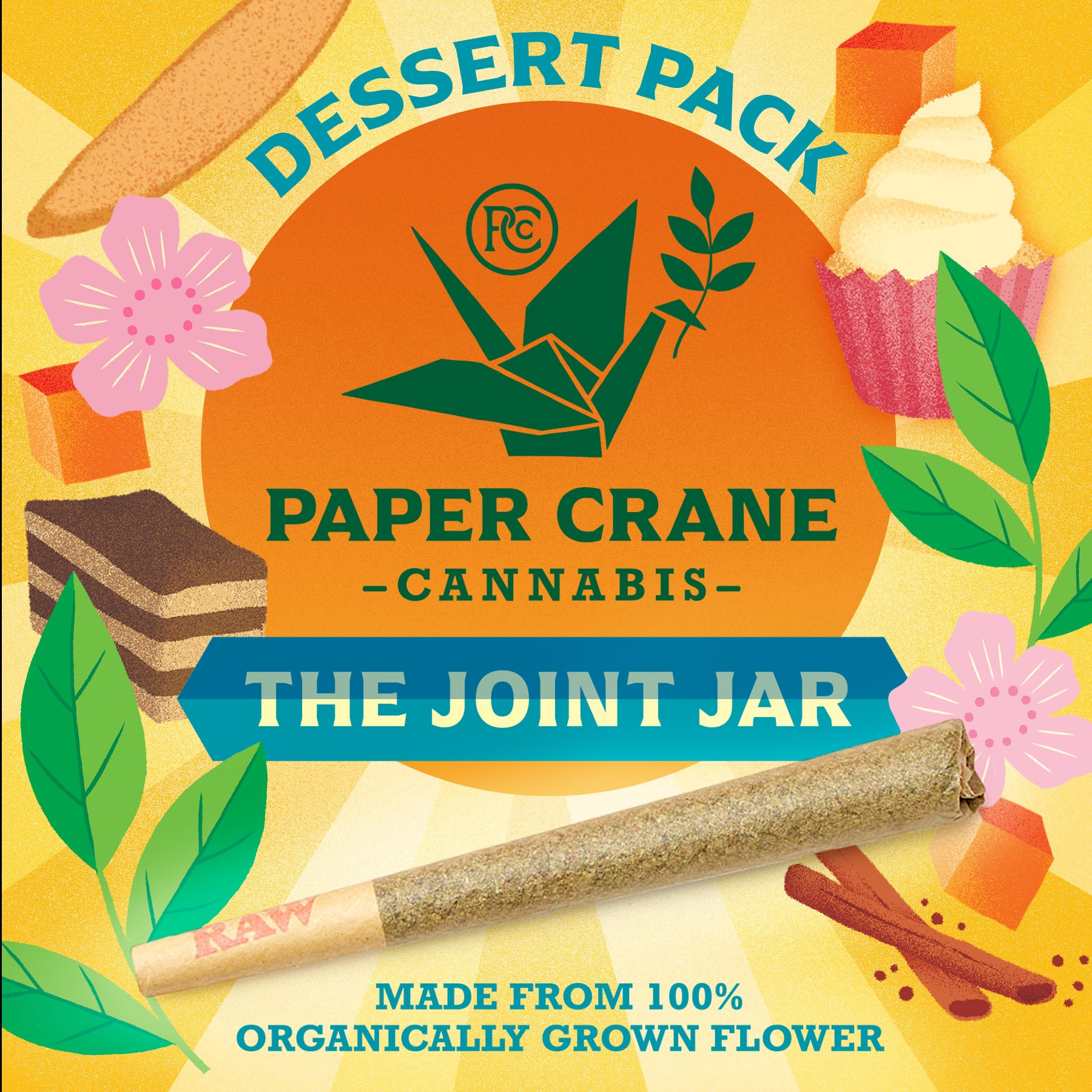 Photograph of product: (Paper Crane) Paper Crane Joint Jar Dessert 6g pack(I/H)