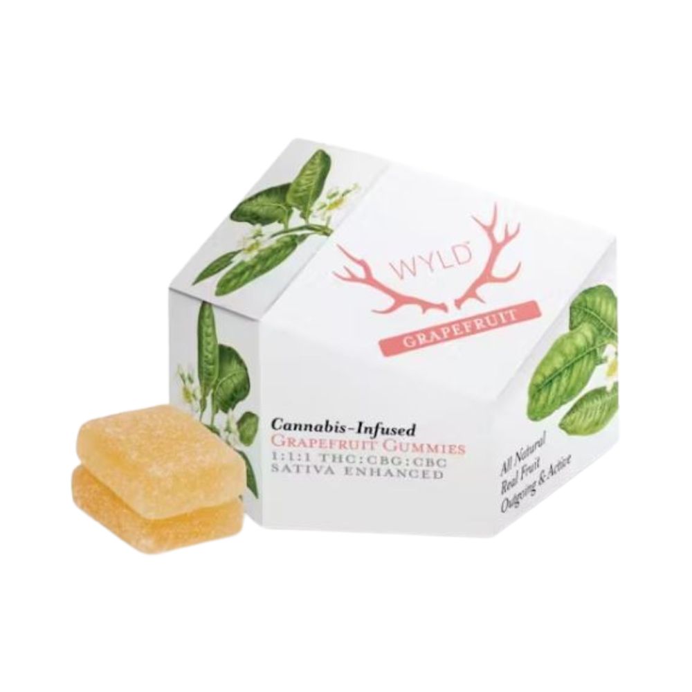 Photograph of product: GRAPEFRUIT TH-oui:CBG:CBC 1:1:1 100MG