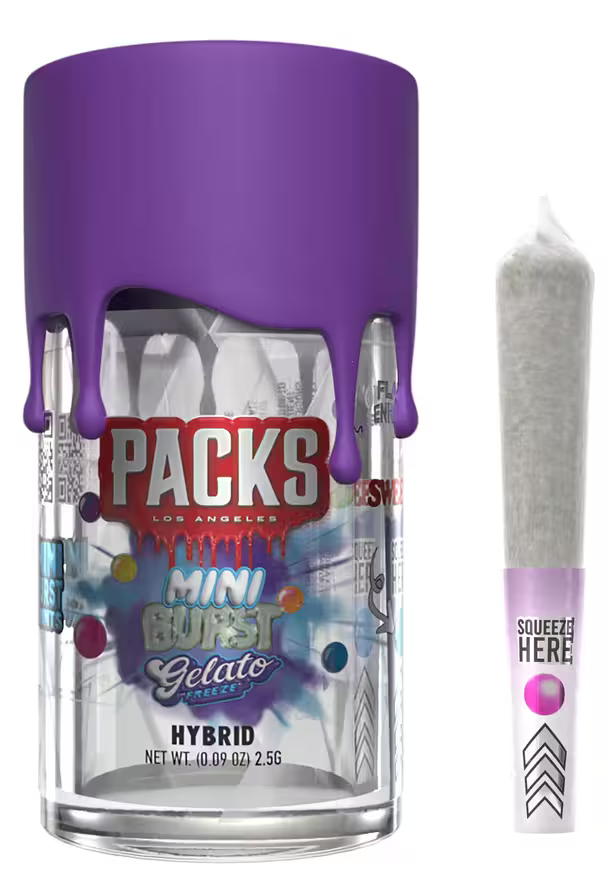 Photograph of product: Packs Mini Burst Gelato Freeze