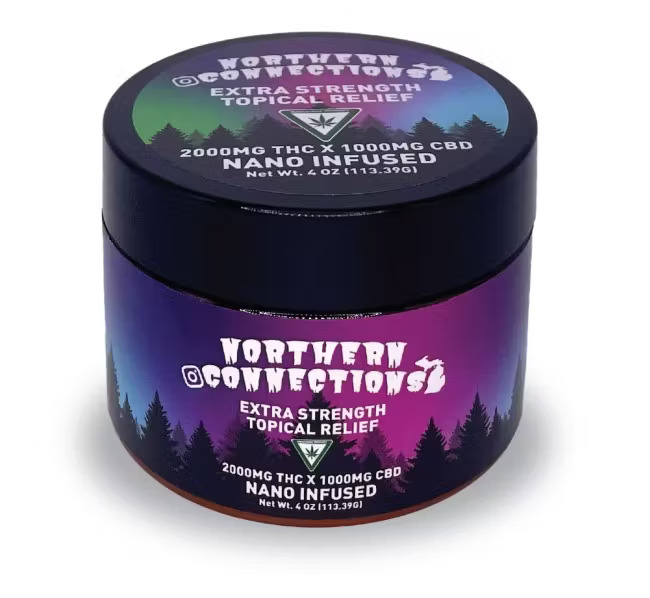Photograph of product: Topical - Northern Connections - Topical Relief Extra Strength - 2:1 (2000mg TH-oui x CBD)
