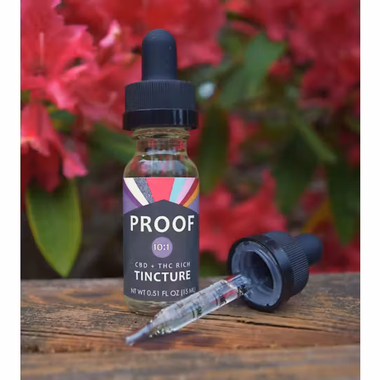 Photograph of product: Proof - 300mg 10:1 CBD:TH-oui Tincture 15ml - Microdose Drops