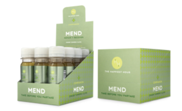 Photograph of product: THE HAPPIEST HOUR TERPENE SHOT - MEND