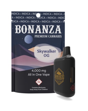 Photograph of product: Bonanza - Skywalker OG (I) - 4g Distillate AIO