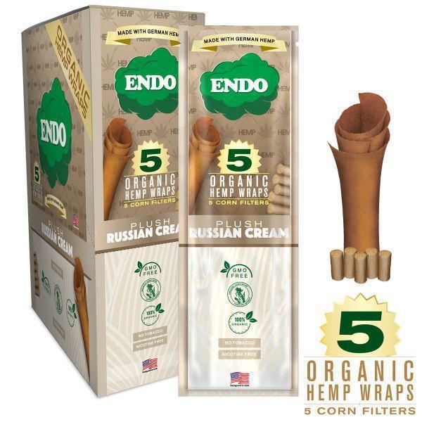 Photograph of product: ENDO Organic Hemp Wrap- 5pk- Russian Cream