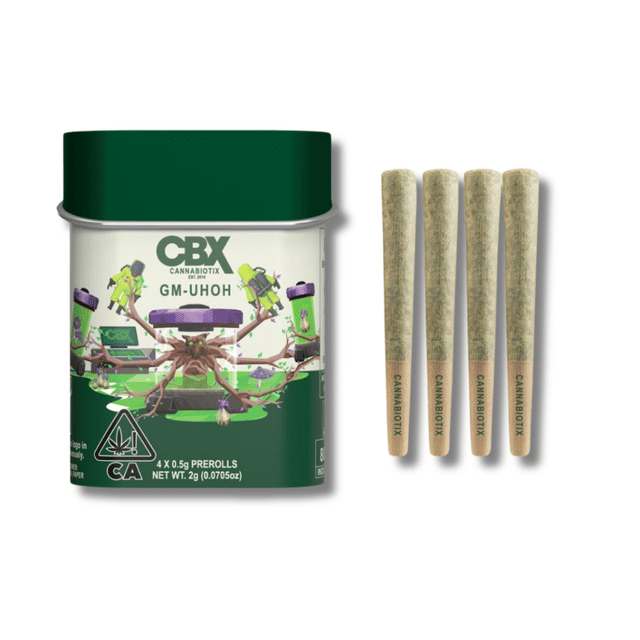 Photograph of product: GM-UHOH 4pk Prerolls - 