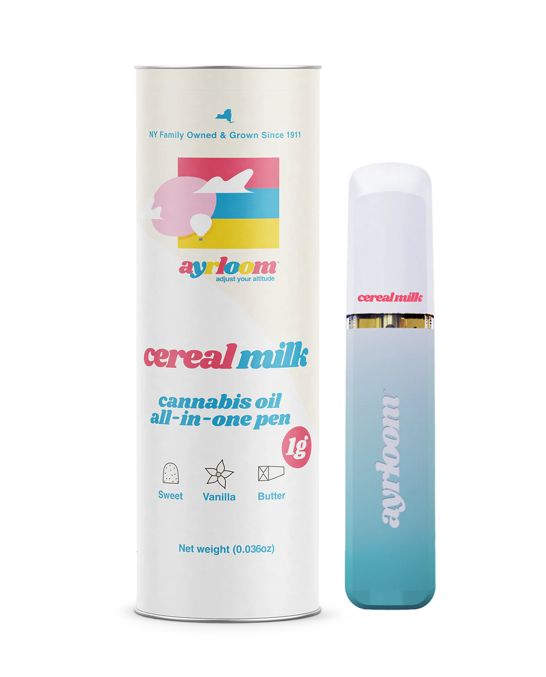 Photograph of product: Ayrloom - Cereal Milk - AIO Vape Pen