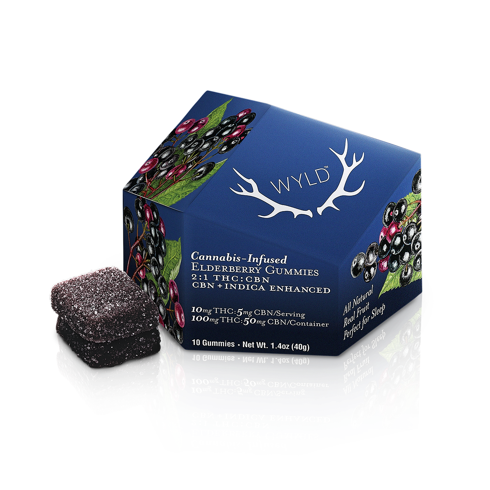 Photograph of Product: Elderberry 2:1 CBN + Indica Enhanced