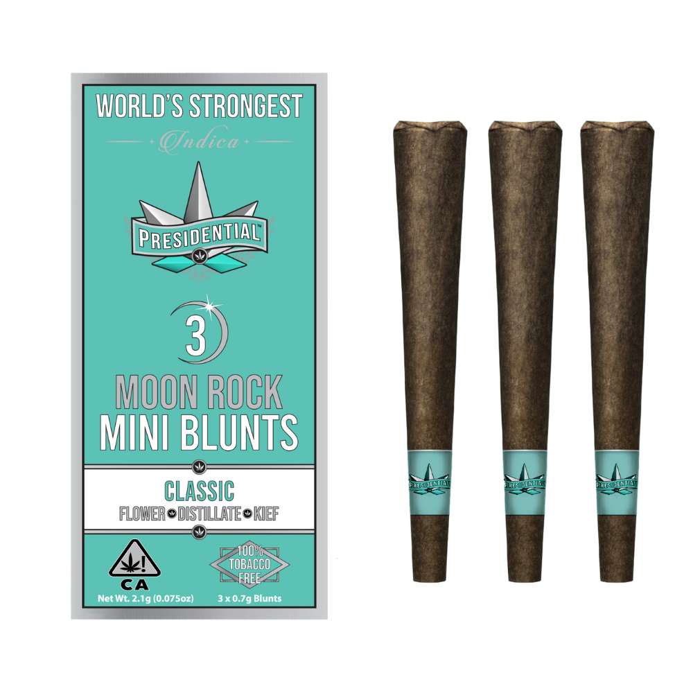Photograph of product: Presidential - Classic (Oui'd) 3pk Moon Rock Blunt 2.1g