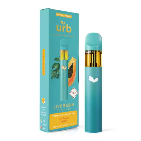 Photograph of product: Urb - 2.7g AIO - Papaya Punch - 2.00 s
