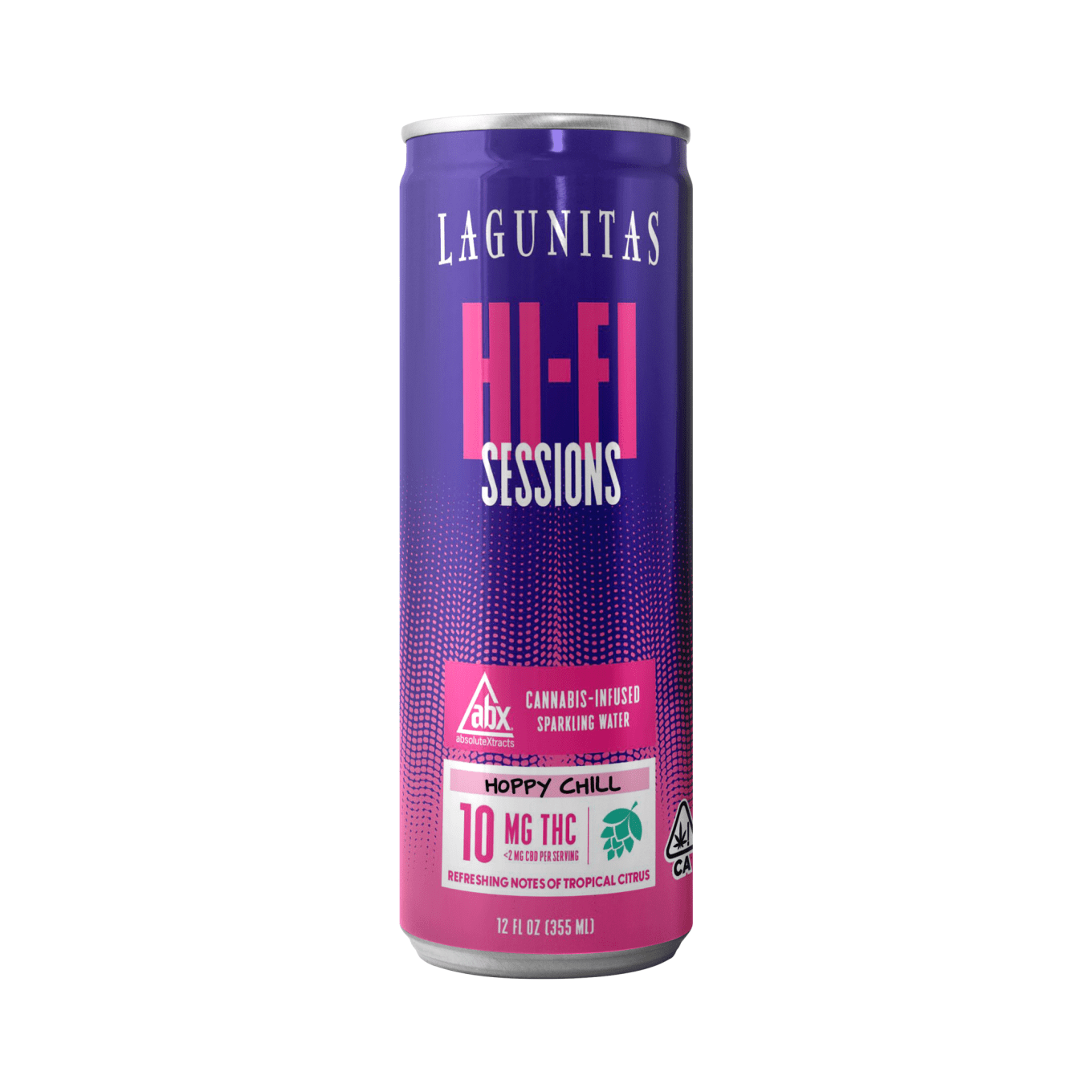 Photograph of product: Lagunitas Hi Fi Sessions - 10mg - 12oz Can - Hoppy Chill