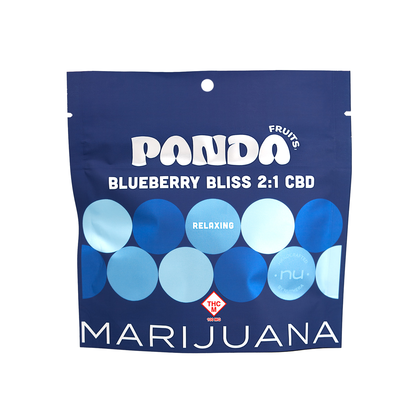 Photograph of Product: Blueberry Bliss 2:1  Gummies (100mg)