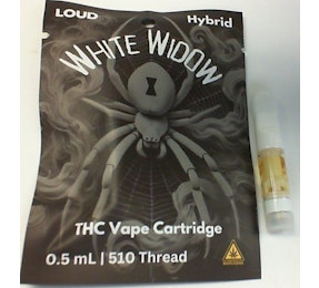 Photograph of product: Loud White Widow .5g Cart