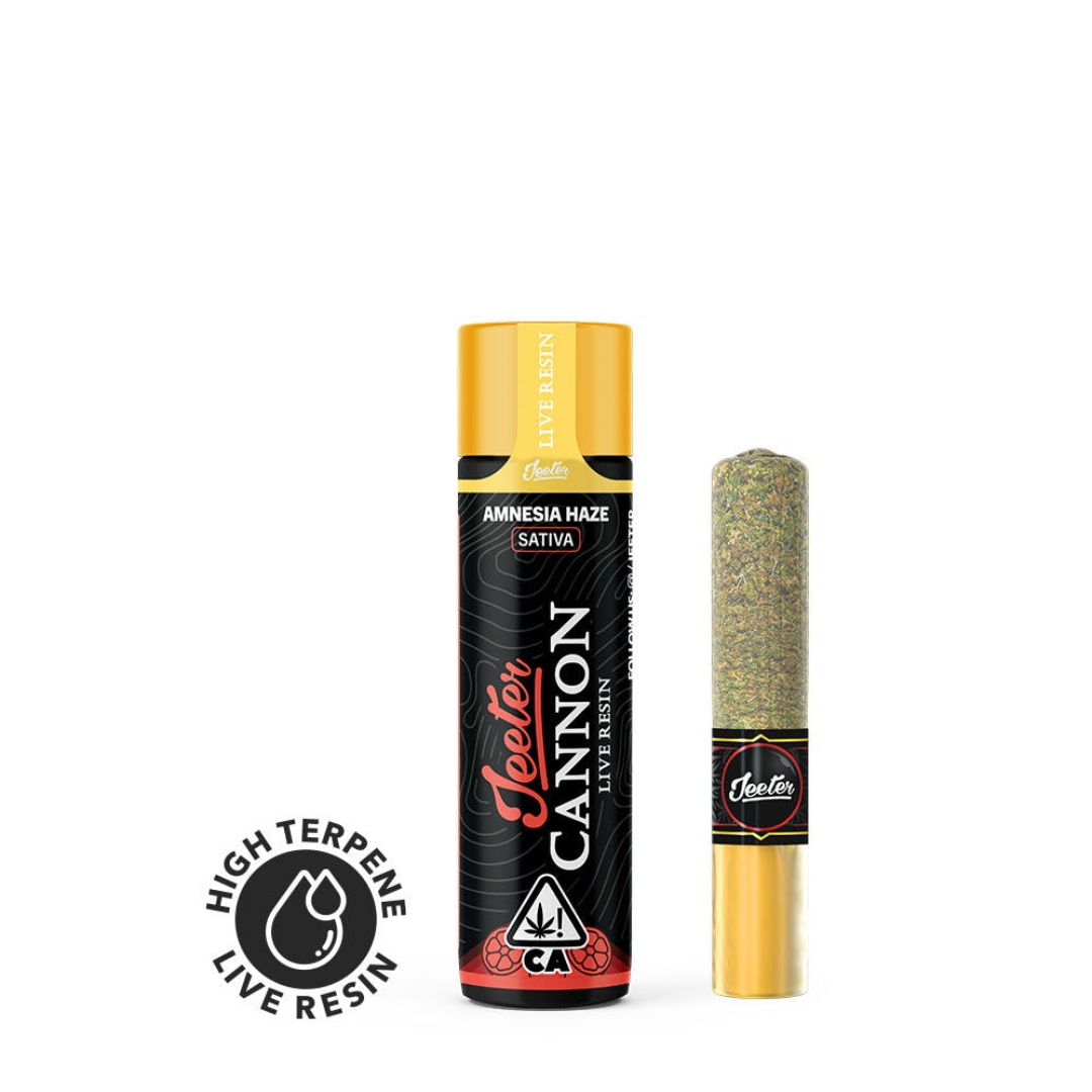 Photograph of instaPanelPhoto: Jeeter - 1.3g Resin Cannon - Amneisa Haze