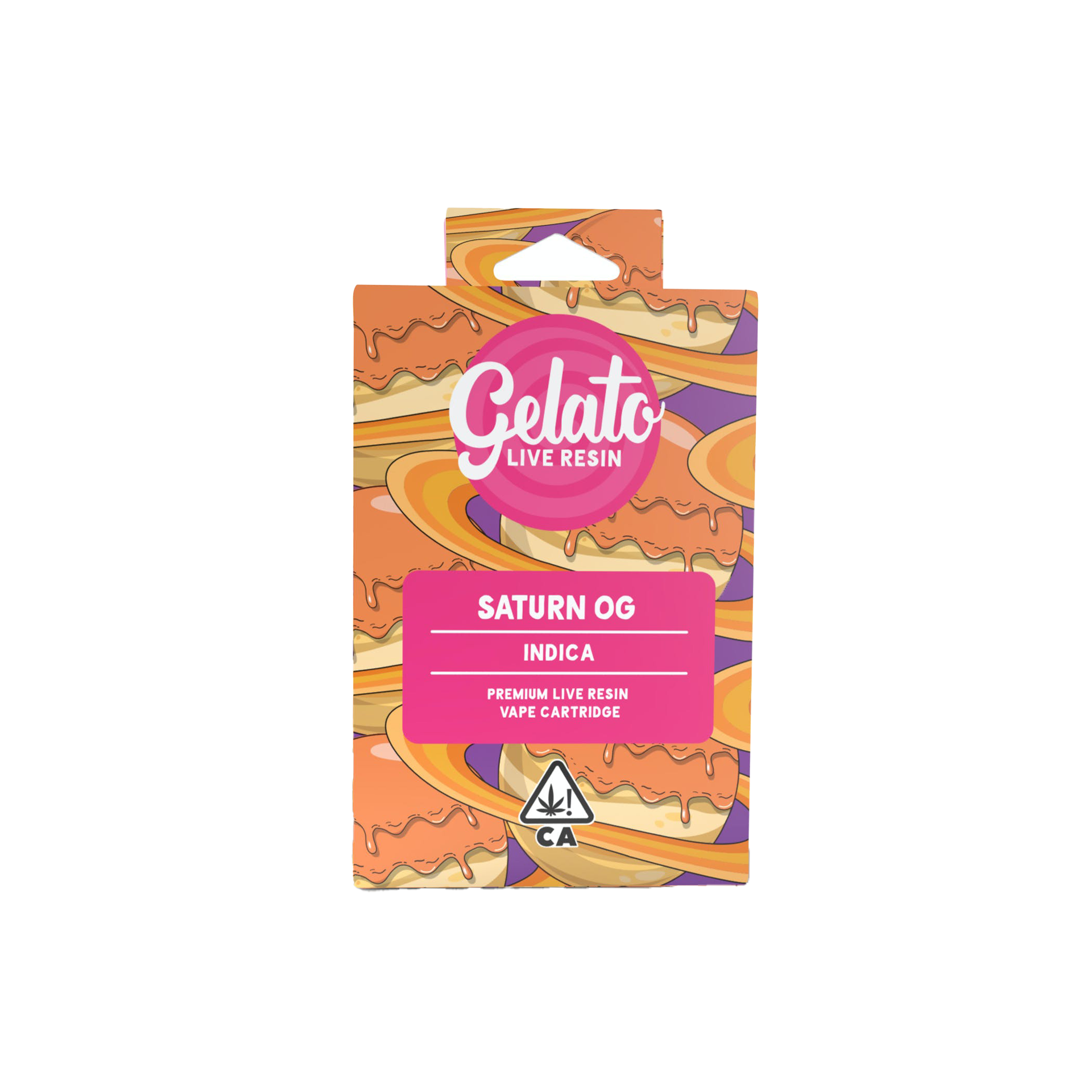 Photograph of product: Saturn OG - 1g Live Resin Cartridge | Gelato