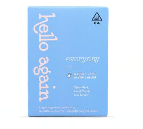 Photograph of product: Hello Again- 1 TH-oui: 8 CBD Everyday 8pk Capsules
