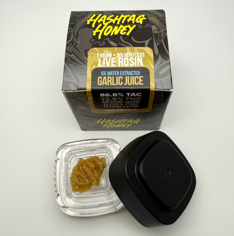Photograph of product: HH Garlic Juice Live Rosin