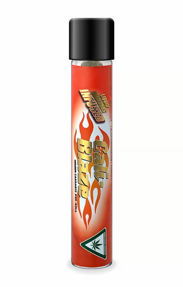 Photograph of product: Cali-Blaze Fruit Punch Infused Preroll Rec