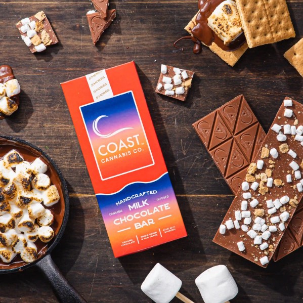 Photograph of product: S'mores Milk Chocolate Bar 100mg 20pk