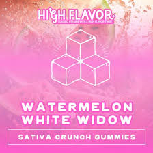 Photograph of product: High Flavor 100mg Gummies - Watermelon White Widow