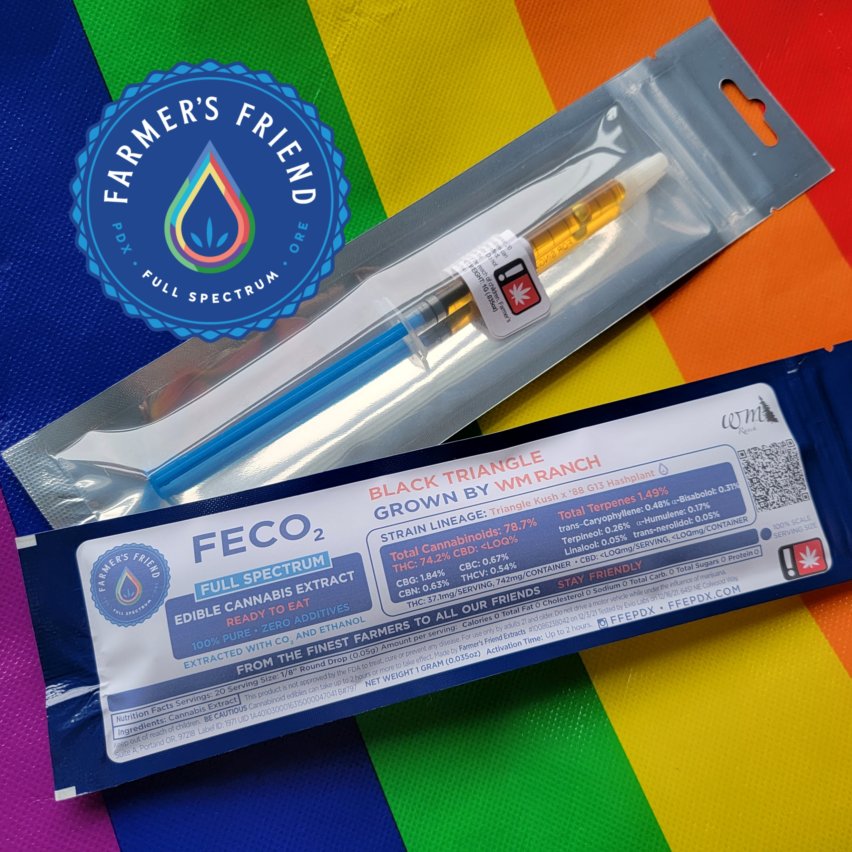 Photograph of product: FFE 1g CBN GLITTER BOMB FECO