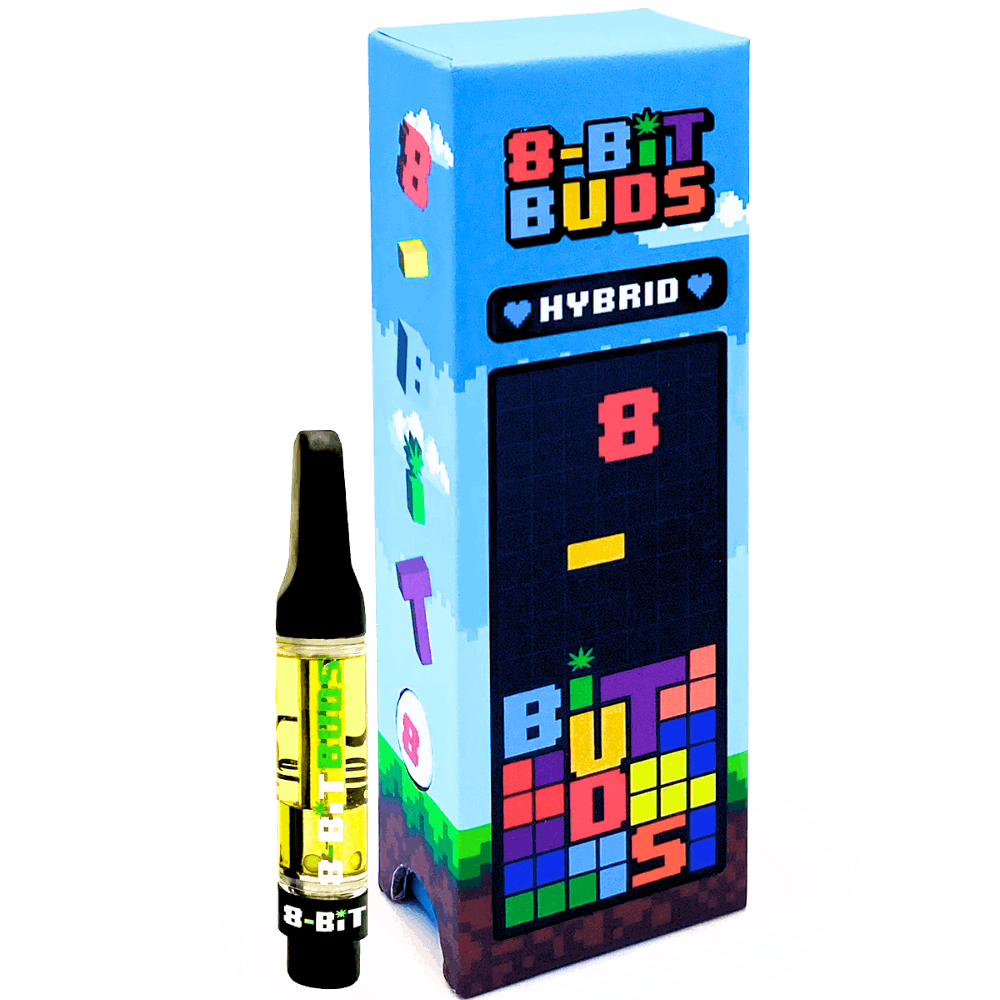 Photograph of product: 8 Bit Buds - GG4 (H) - Rosin Cart - 1g