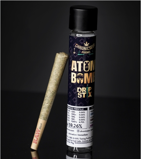 Photograph of product: Chronicseur Atom Bomb -  Funky Sugar - 1.25g Infused Preroll