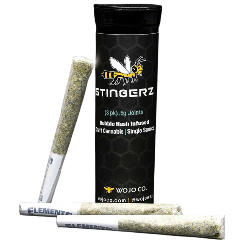 Photograph of product: WOJO Swagyu Bubble au chocolat Infused Stingerz 3 Pack 1.5g