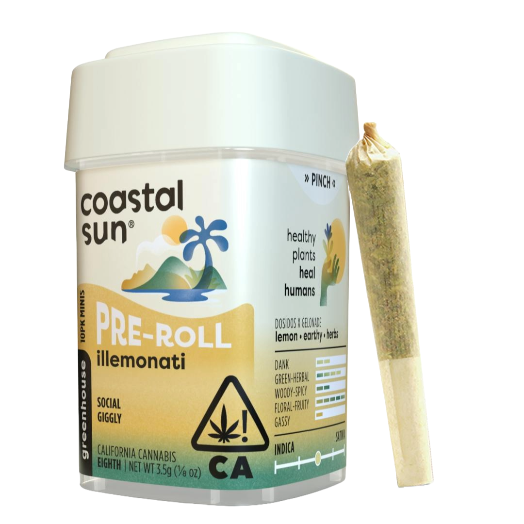 Photograph of product: COASTAL SUN - ILLEMONATI 3.5G 10 PACK