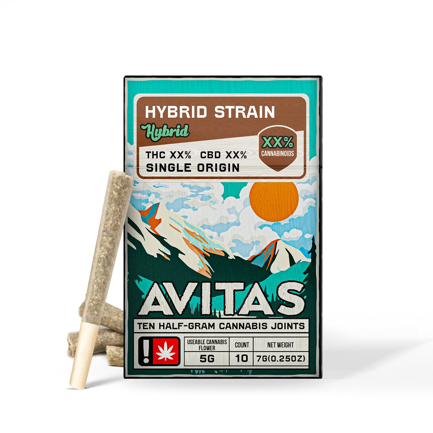 Photograph of product: Avitas - Alien Mints Pre-Roll 10pk