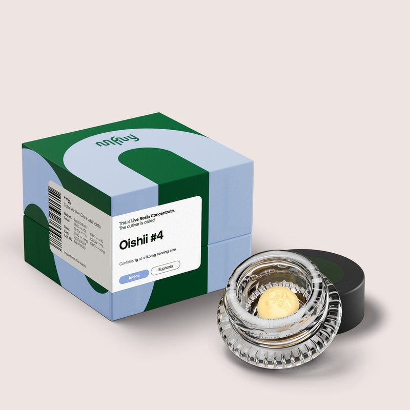 Photograph of product: Oishii 4 Live Resin Badder | 1g