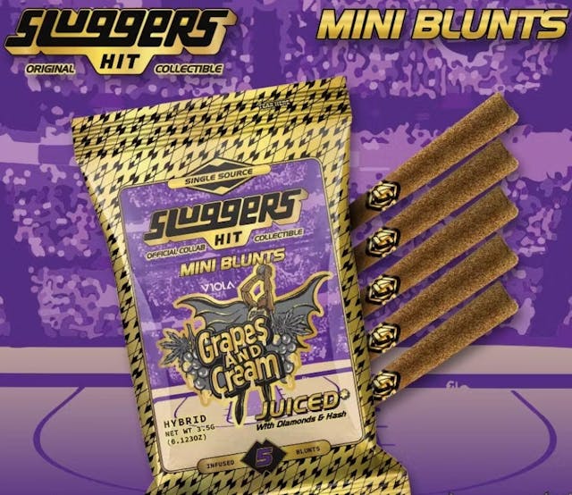 Photograph of product: Grapes & Cream Mini Blunts 5pk - Infused Mini Blunts