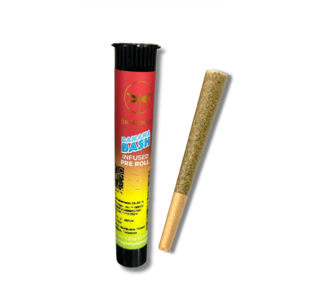 Photograph of product: BANANA BASH | INFUSED PREROLL