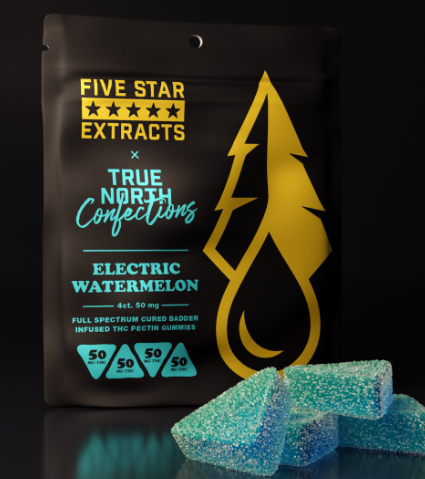 Photograph of product: TN | FS 4x50 Electric Watermelon Gummies | 200mg (AU)