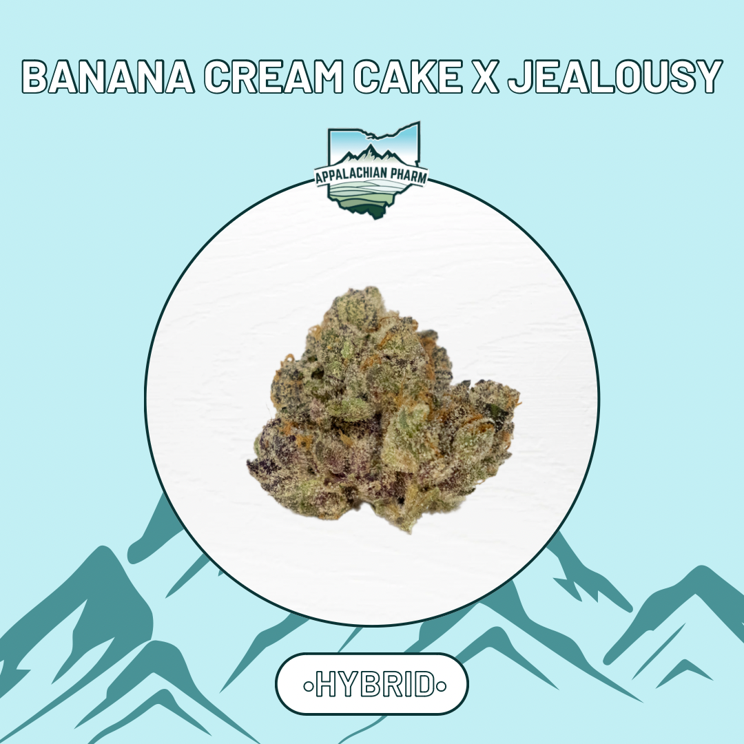 Photograph of product: Appalachian Pharm - Banana Cream Cake x Jealousy (H) - 28.3g