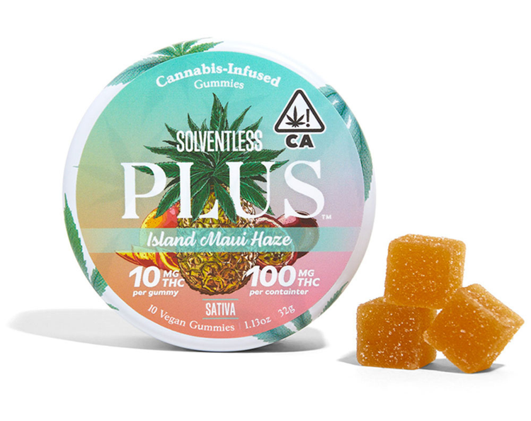 Photograph of product: Island Maui Haze (S) 100mg Solventless GUMMIES - PLUS