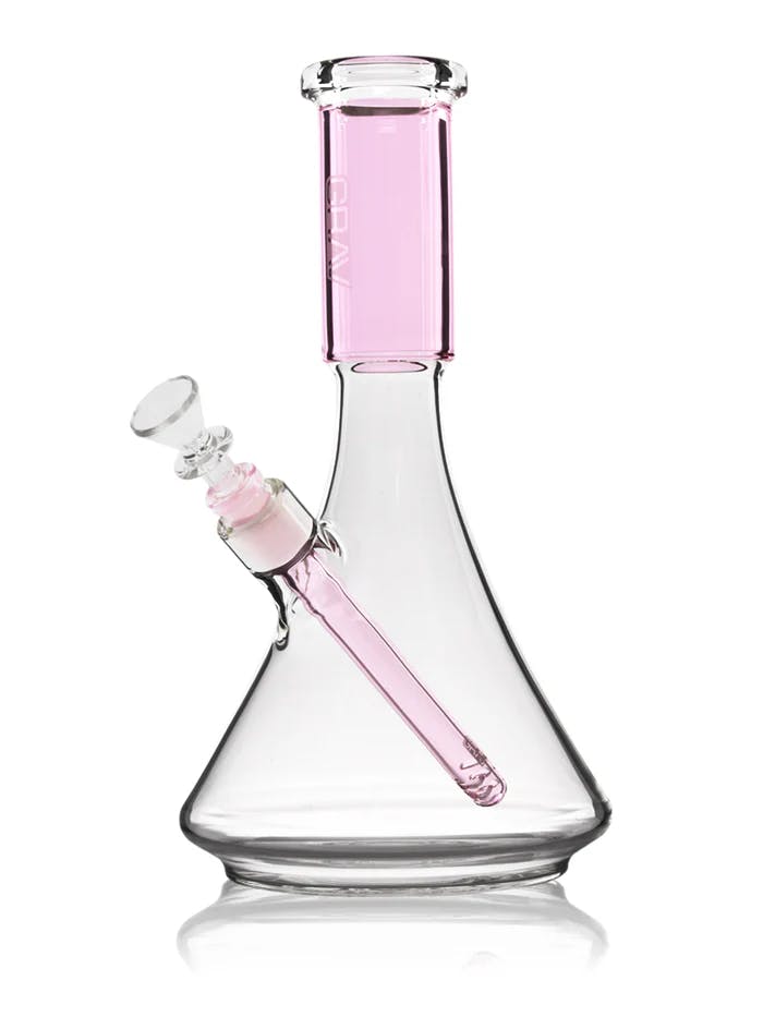 Photograph of product: Large Deco Beaker Bong I Grav - Pink
