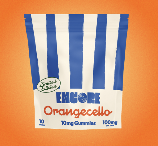Photograph of product: Orangecello [TH-oui 10mg] Gummies || Encore