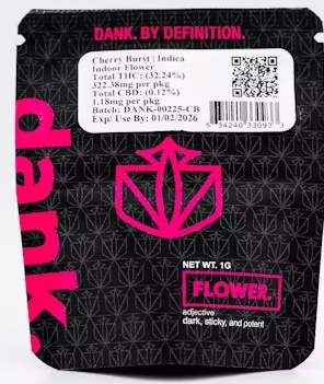 Photograph of product: Dank Flower | 1g | Cherry Burst