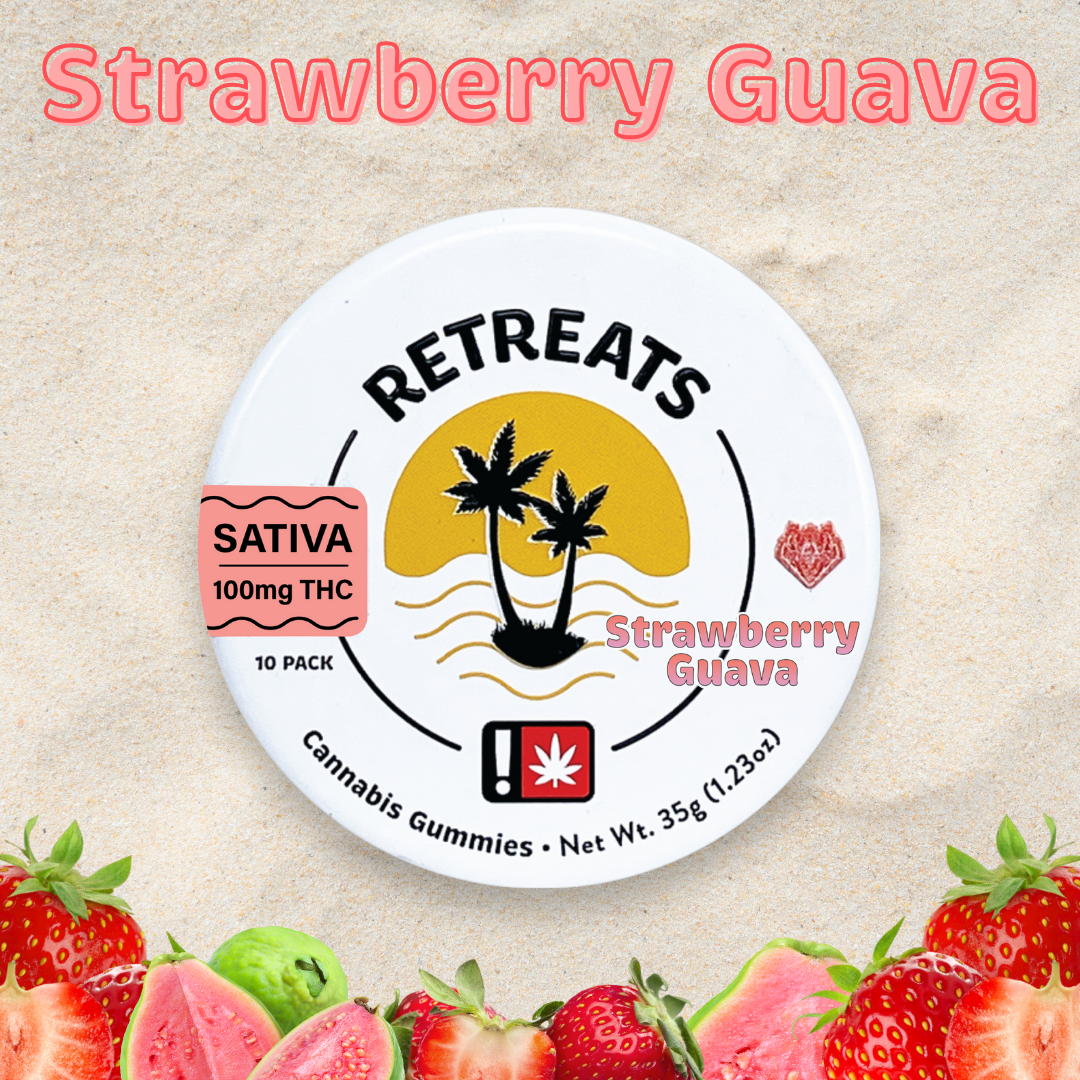 Photograph of product: Retreats | Fruit Gummies 100mg | Oui'd 10 pack