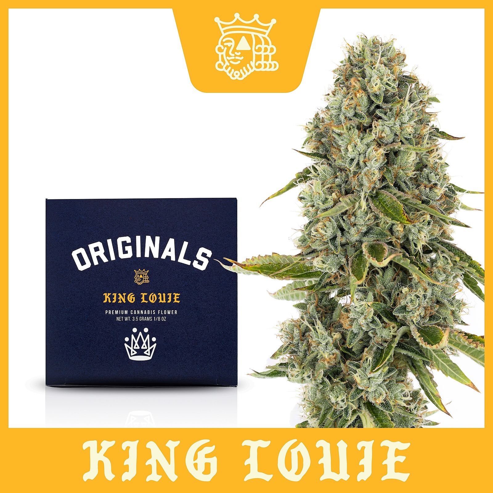Photograph of product: King Louie | 3.5g Flower | Originals
